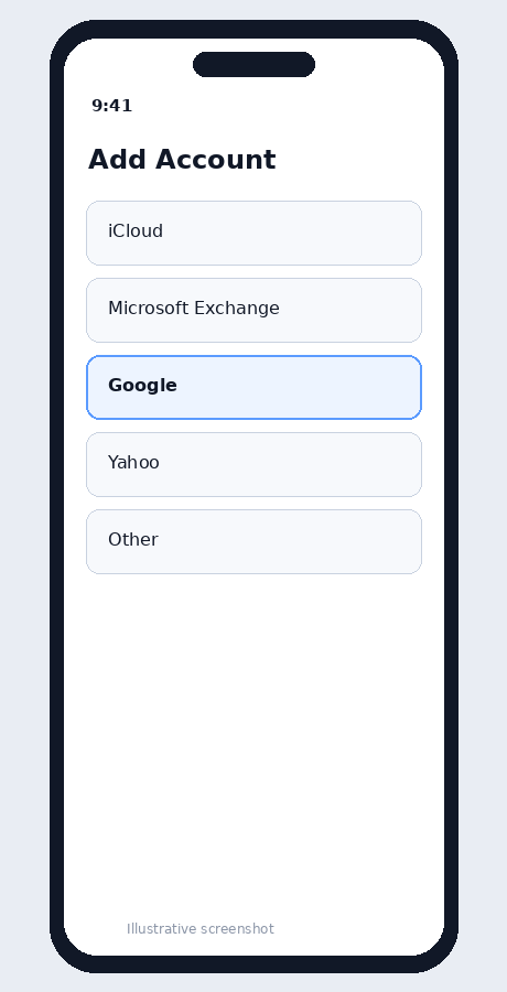 Illustrative screenshot for this setup step